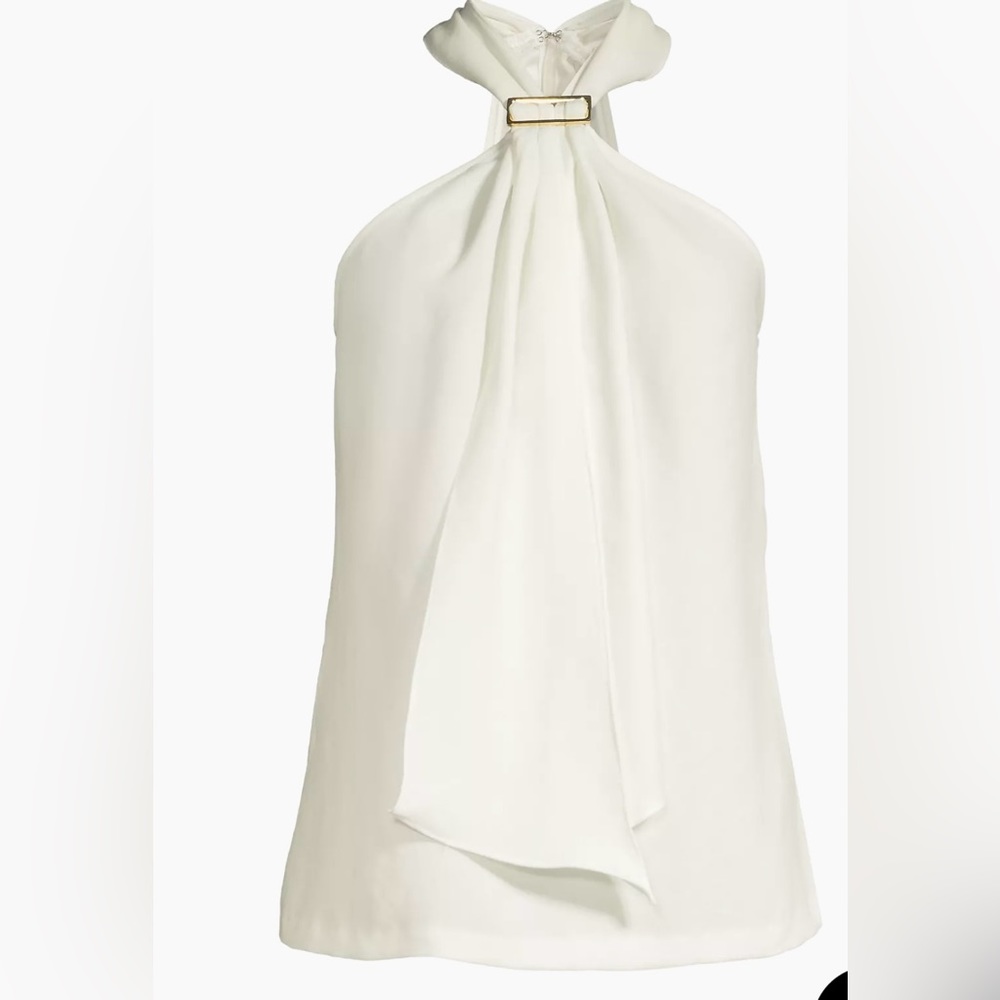 Trina Turk, The Tourist Halterneck, Medium, white